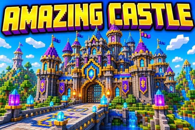 Amazing Castle preview for Minecraft Bedrock