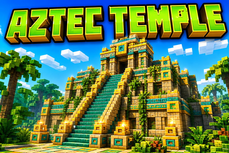 Aztec Temple preview for Minecraft Bedrock