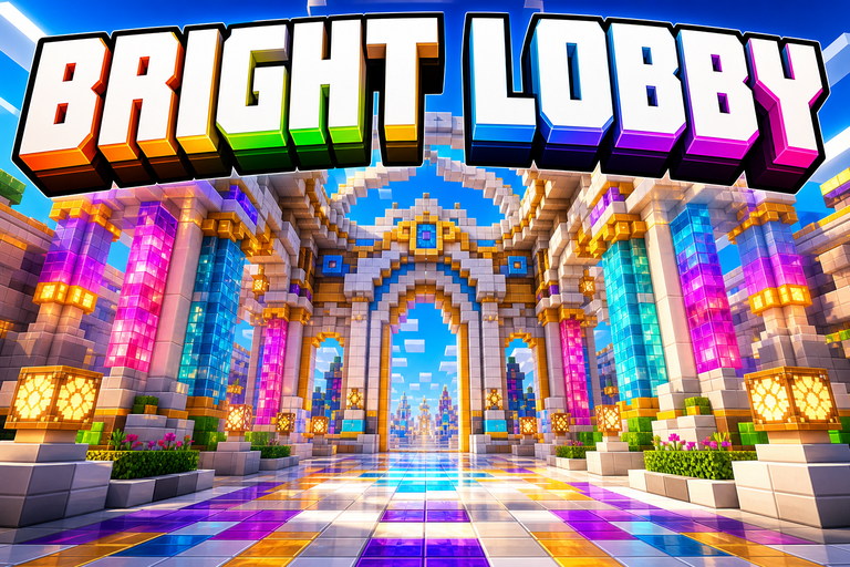 Beautiful Lobby preview for Minecraft Bedrock