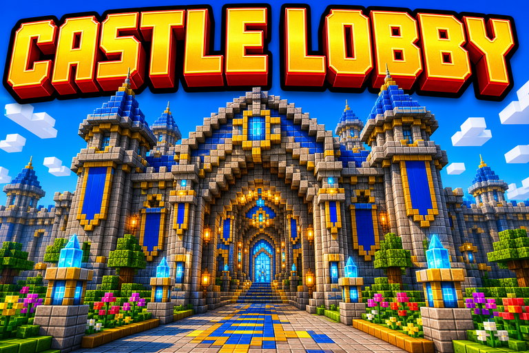 Castle Lobby preview for Minecraft Bedrock