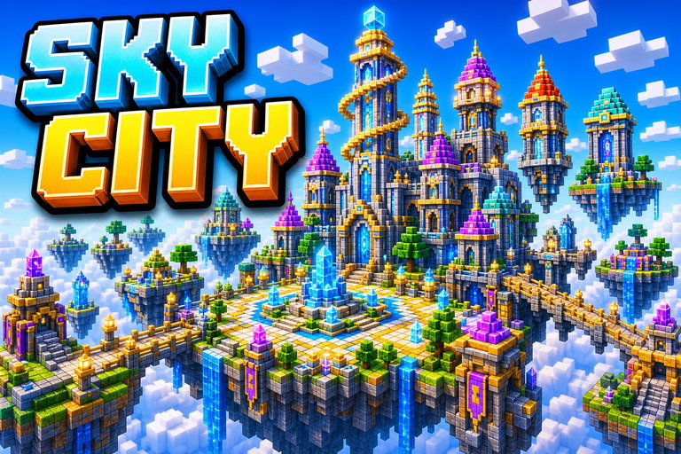 City in the Skies preview for Minecraft Bedrock