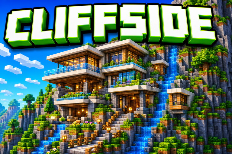Cliffside preview for Minecraft Bedrock