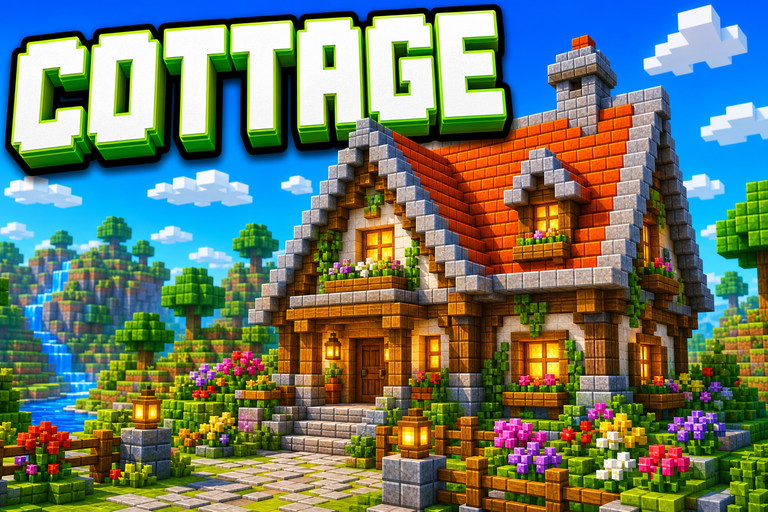Cottage preview for Minecraft Bedrock