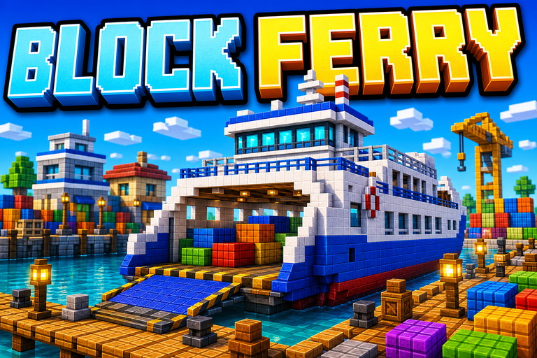 Custom Ferry preview for Minecraft Bedrock