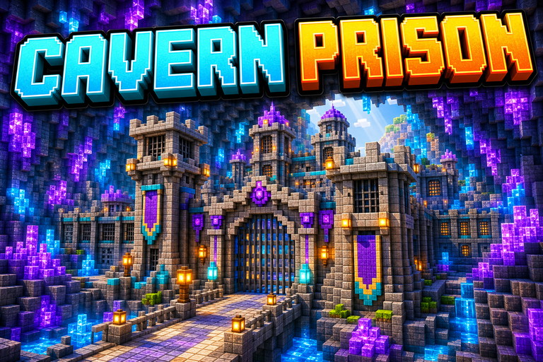 Dragons Den Seawattgaming prison map preview for Minecraft Bedrock