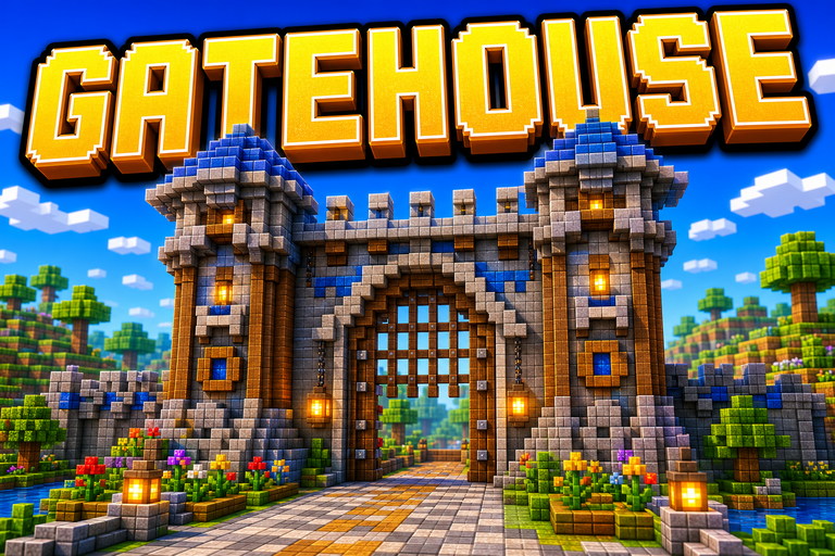 Gatehouse preview for Minecraft Bedrock