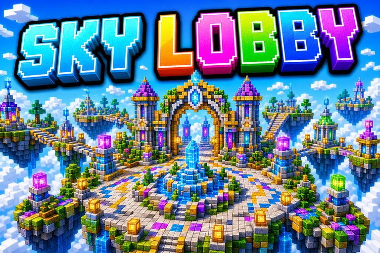 Hypixel lobby 2022 preview for Minecraft Bedrock