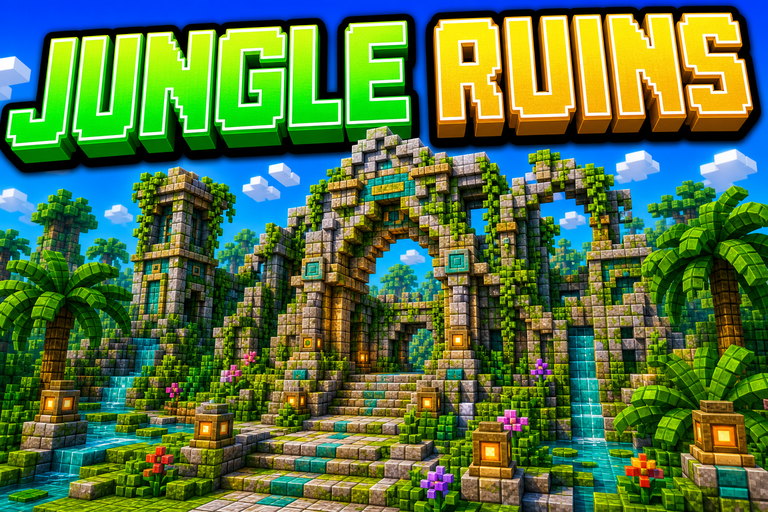 Jurassic World Ruins preview for Minecraft Bedrock