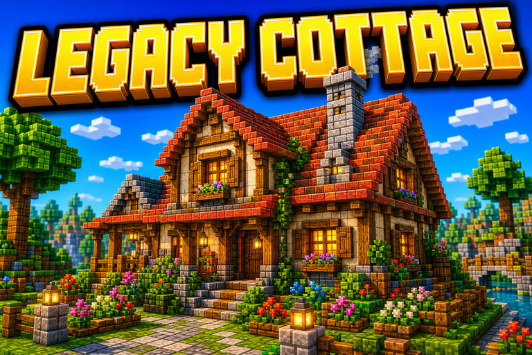 Legacy Cottage preview for Minecraft Bedrock