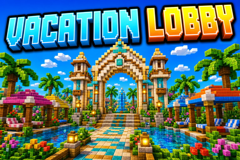 Lobby Map | Vacation preview for Minecraft Bedrock