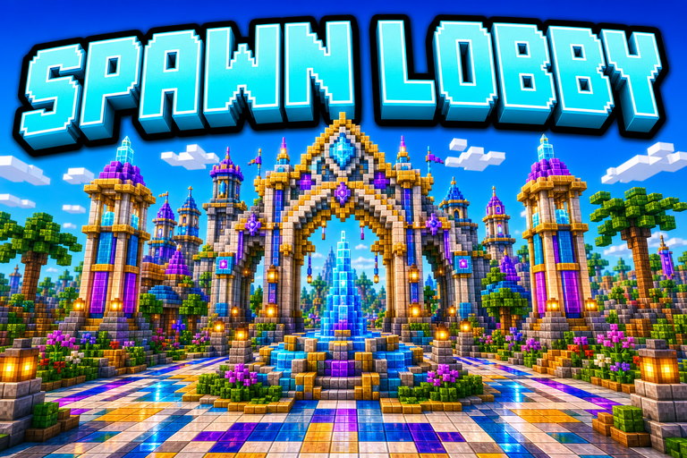 Lobby spawn preview for Minecraft Bedrock