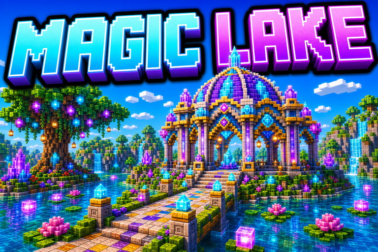 Magical Lake preview for Minecraft Bedrock