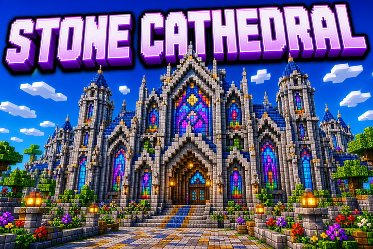 Minecraft Cathedral preview for Minecraft Bedrock