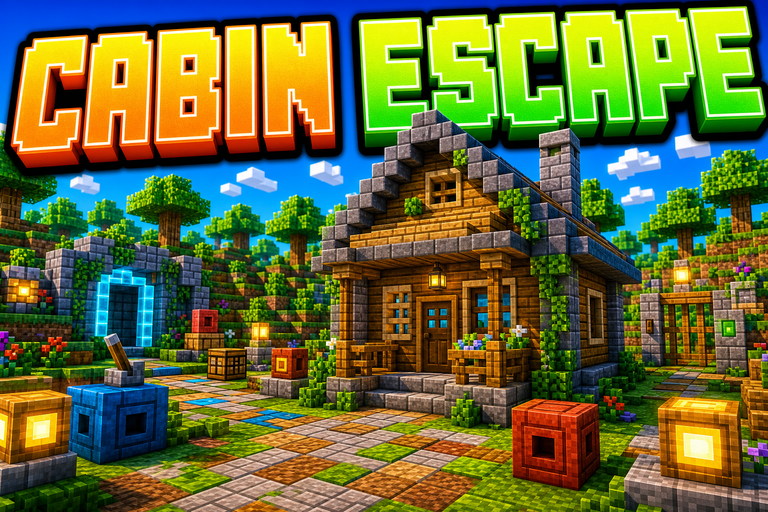 Mini-Cabin Escape! preview for Minecraft Bedrock
