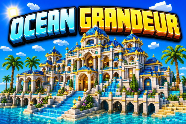 Ocean Grandeur preview for Minecraft Bedrock