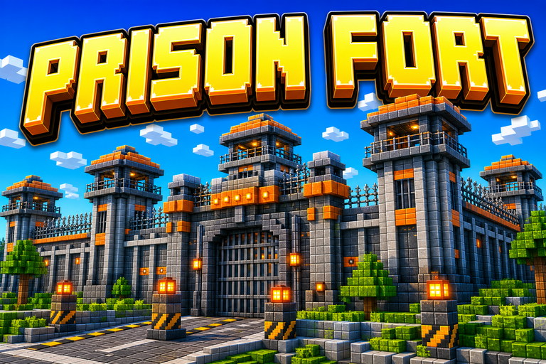 Prison Map preview for Minecraft Bedrock