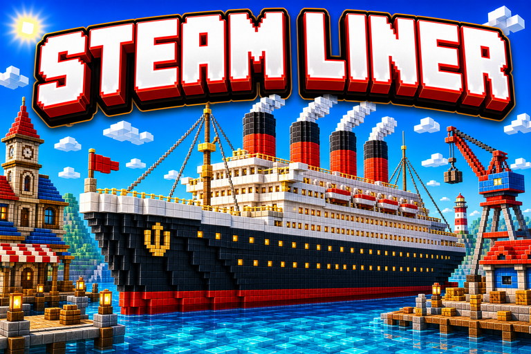 S.S. Gallic (1894) preview for Minecraft Bedrock