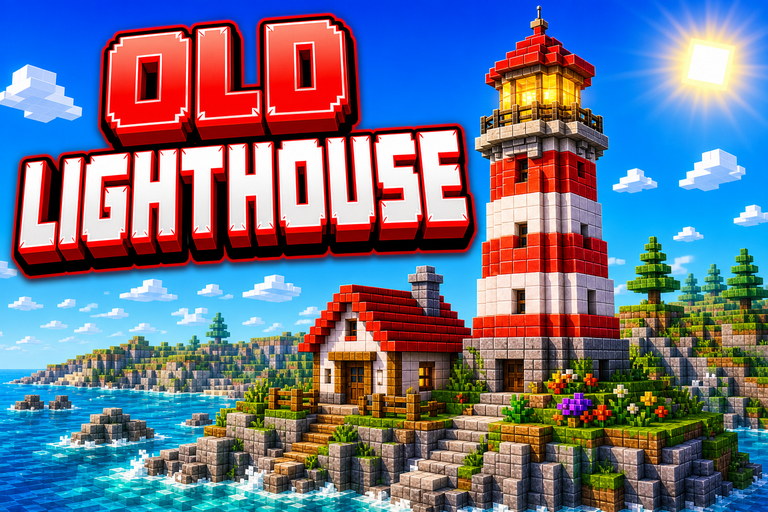 The Abandoned Lighthouse preview for Minecraft Bedrock