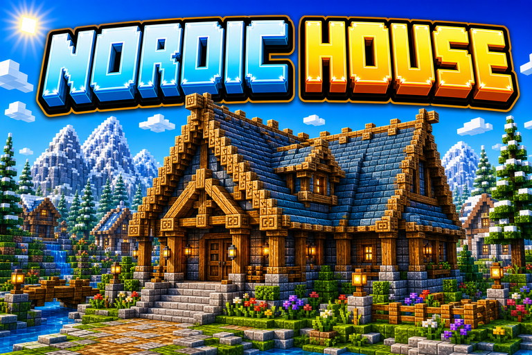 Viking House preview for Minecraft Bedrock