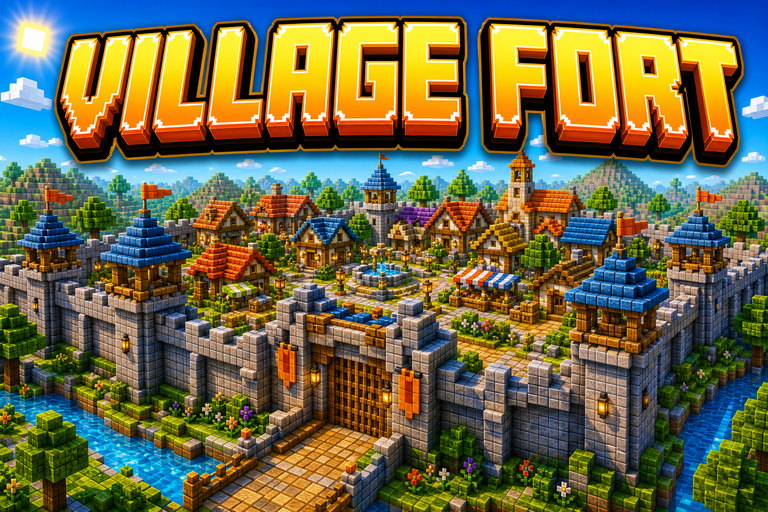 Village Skirmish preview for Minecraft Bedrock