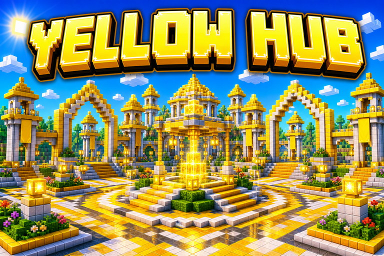 Yellow Spawn preview for Minecraft Bedrock