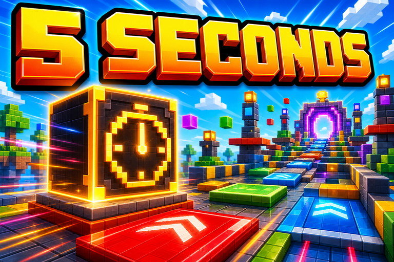 5 Seconds Of Creative. / 5 Segundos De Creativo. Map preview for Minecraft Bedrock