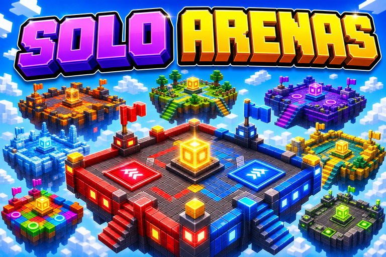 All Maps Solo BedWars preview for Minecraft Bedrock