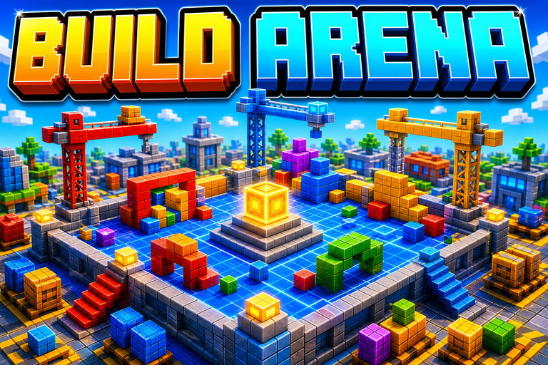 Build Battle Map preview for Minecraft Bedrock