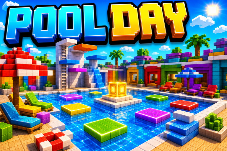 CS:S Pool Day (Vabys' Version) Map preview for Minecraft Bedrock