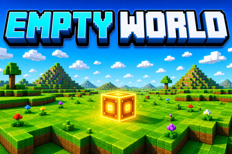 Empty world / Mundo vacío Map preview for Minecraft Bedrock