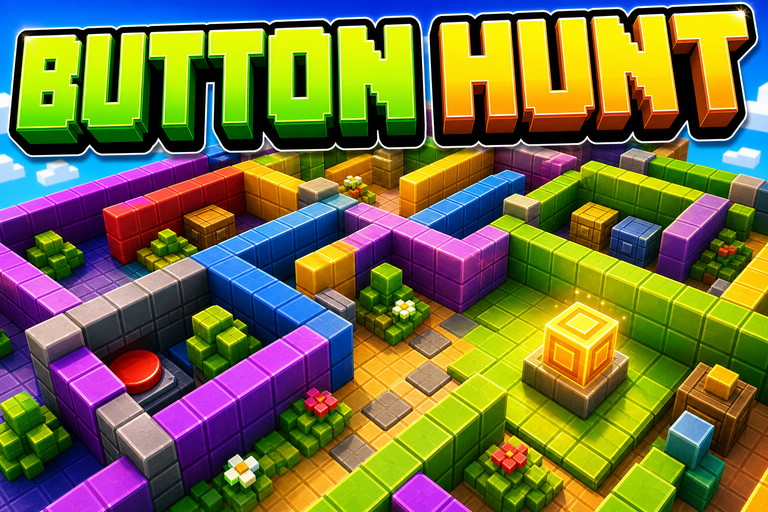 Find The Button Map preview for Minecraft Bedrock