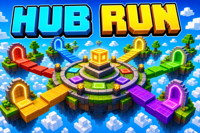 HuS Parkur Map preview for Minecraft Bedrock