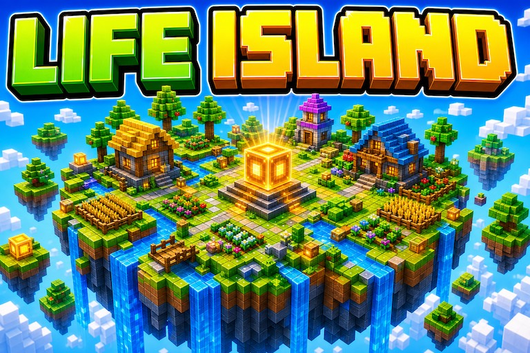 Island of Life preview for Minecraft Bedrock