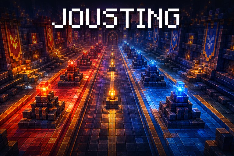 Jousting Map preview for Minecraft Bedrock