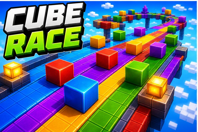 Lucky Blocks Race preview for Minecraft Bedrock