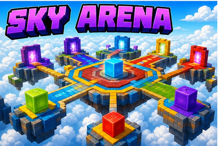 Map Skywars preview for Minecraft Bedrock