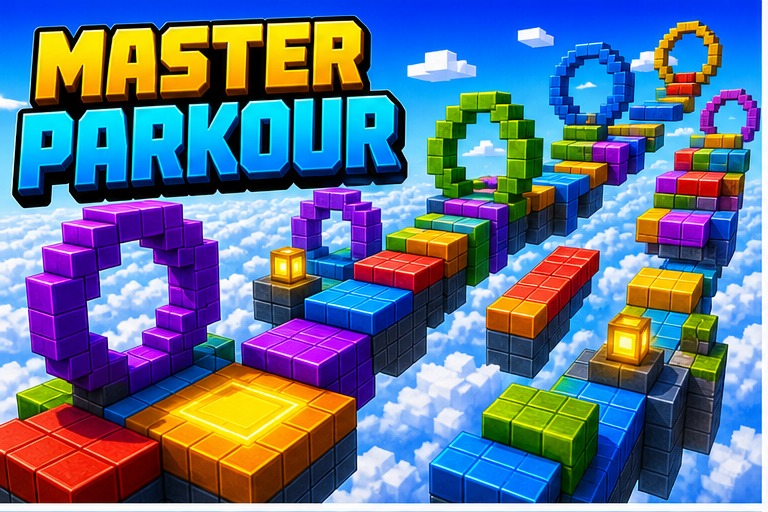 Master Parkour 1.18 preview for Minecraft Bedrock