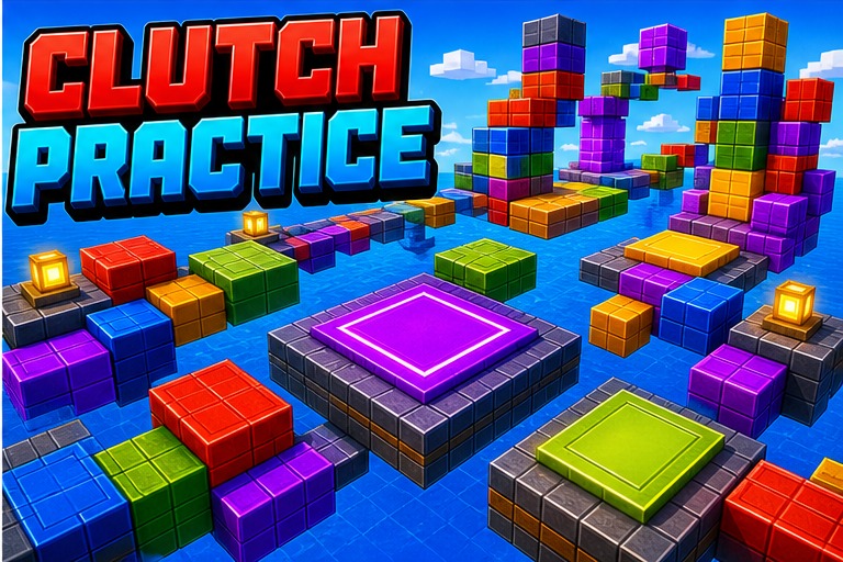 Minecraft MLG practice preview for Minecraft Bedrock