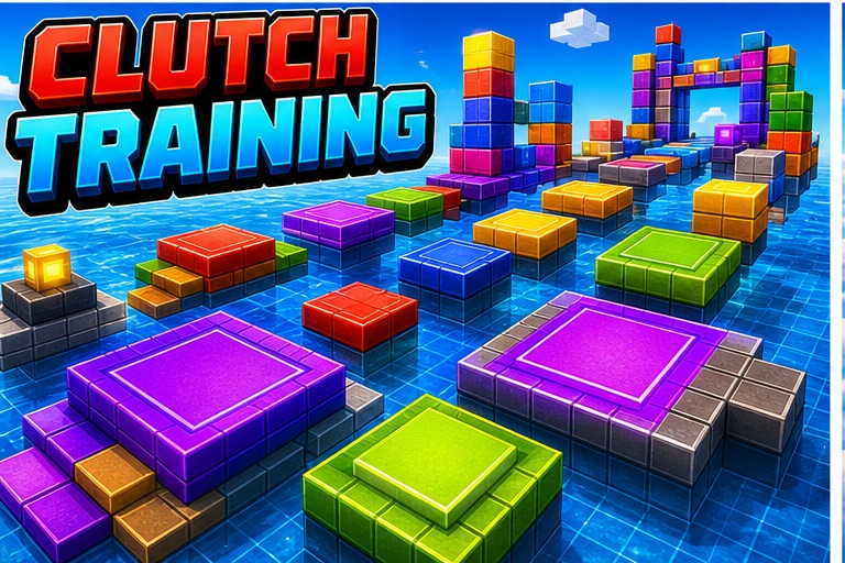 MLG Clutch Practice preview for Minecraft Bedrock