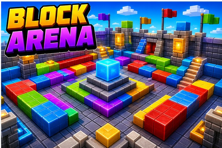 PvP map preview for Minecraft Bedrock