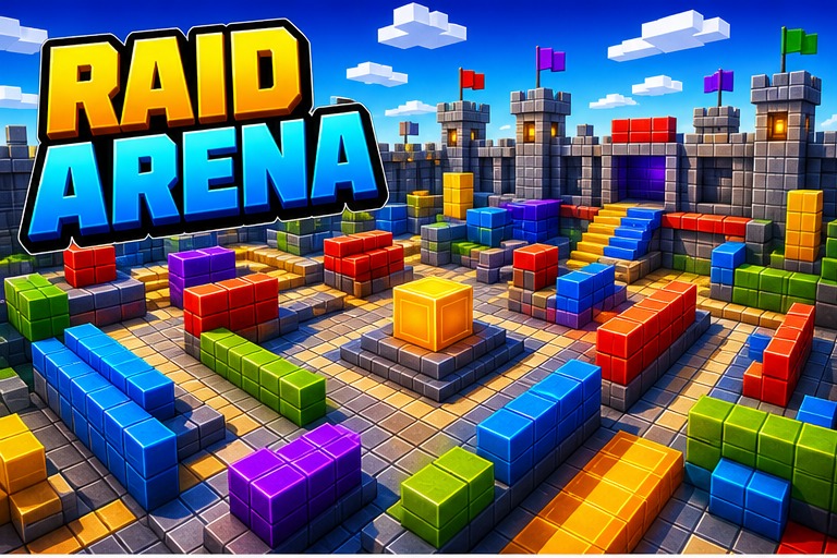 RAID Map preview for Minecraft Bedrock