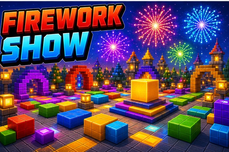 Silvester 2022 fireworks preview for Minecraft Bedrock