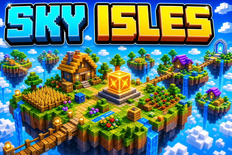 Skyblock preview for Minecraft Bedrock