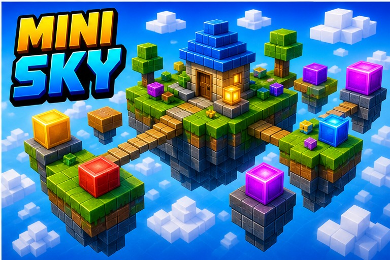 Skyblock mini preview for Minecraft Bedrock