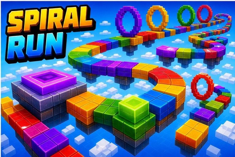Spirala parkour preview for Minecraft Bedrock