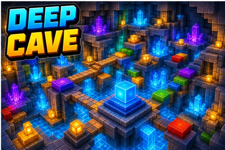 The Cave Map preview for Minecraft Bedrock