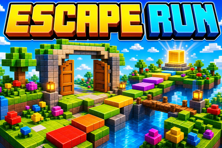 The Great Escape map preview for Minecraft Bedrock