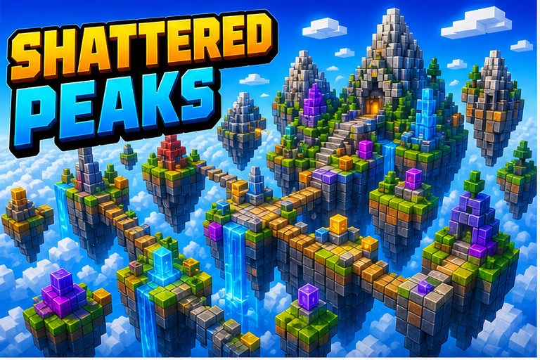The Shattered Peaks preview for Minecraft Bedrock