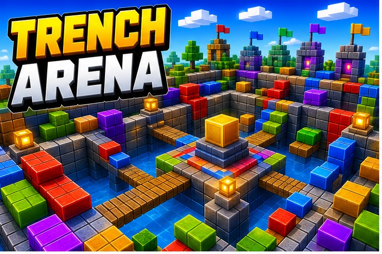 Trench Warfare Map preview for Minecraft Bedrock