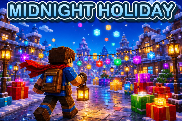 Christmas Midnight Add-on preview for Minecraft Bedrock